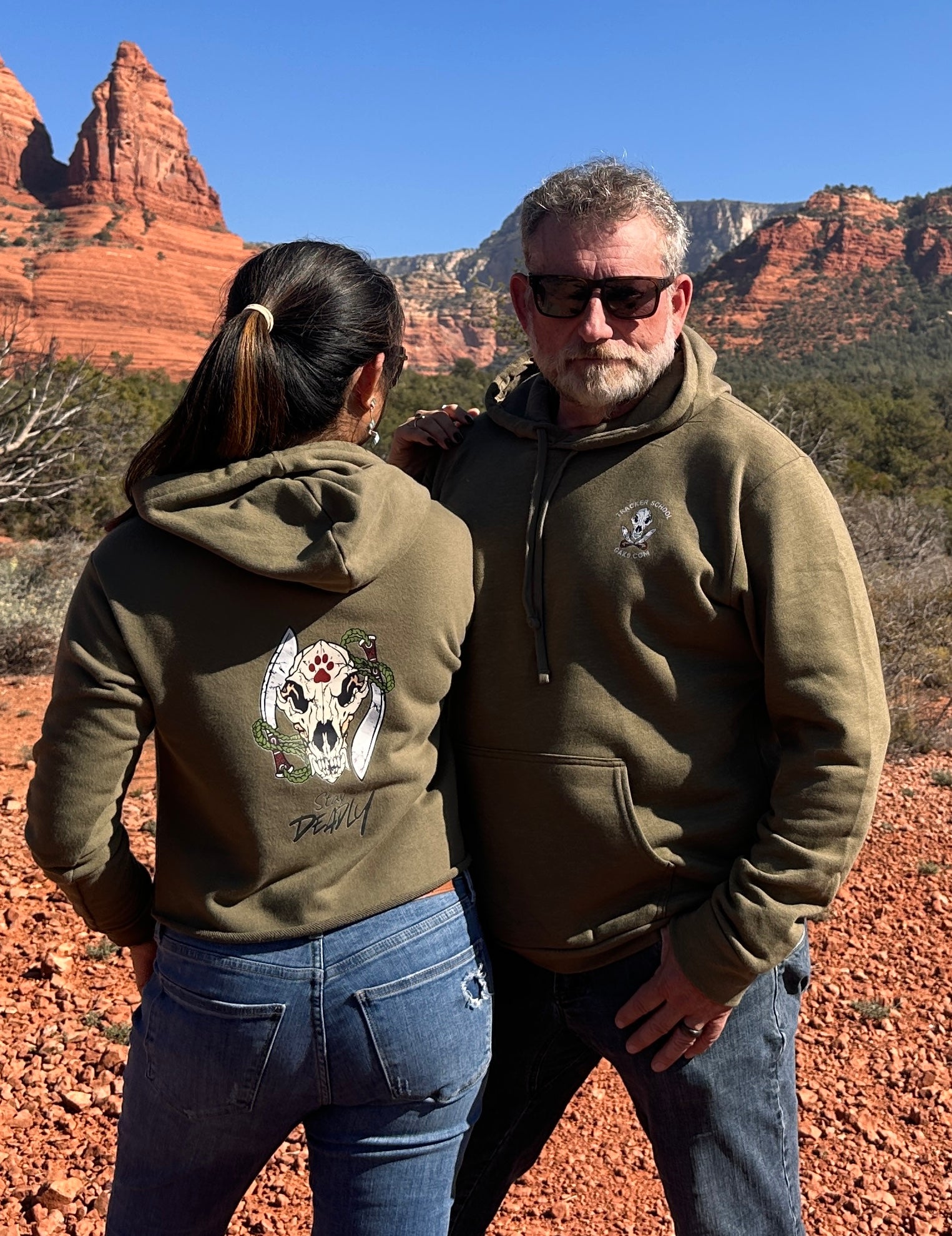 Stay Deadly Crop Top Hoodie