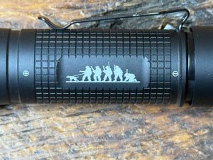 Tracker School Torch-Tactical 1300 Lumen Compact Flashlight