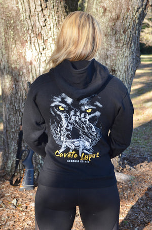 Hoody: Cavete Lupus! Beware the Wolf! Uni-Sex Sizes