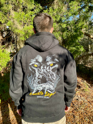 Hoody: Cavete Lupus! Beware the Wolf! Uni-Sex Sizes