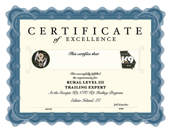 GAK9 Worldwide Trailing Certification Portal